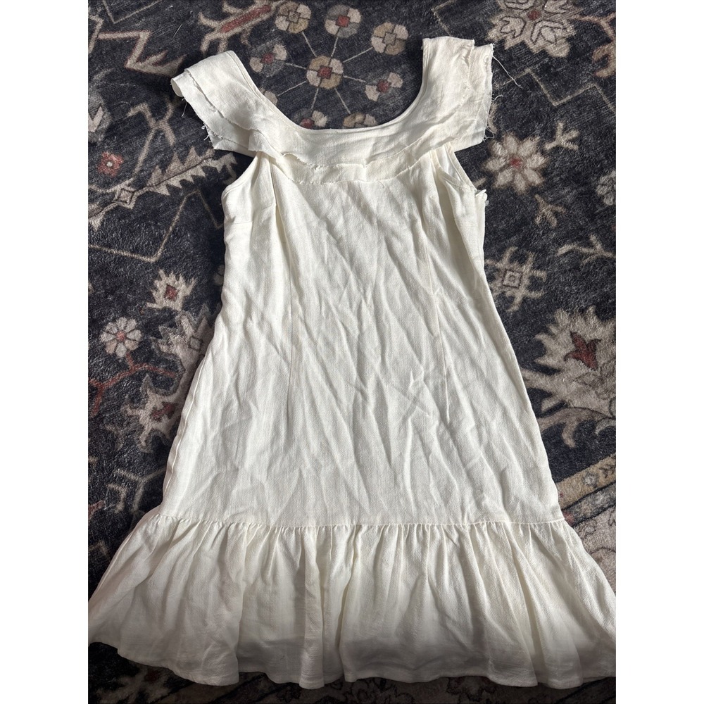 Reset By Jane Women's Size Small  Ivory Off-Shoulder Butterfly Dress